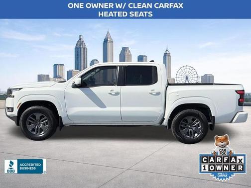 Glacier White 2025 Nissan Frontier SV