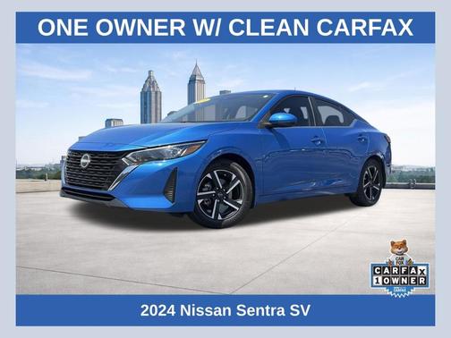Electric Blue Metallic 2024 Nissan Sentra SV