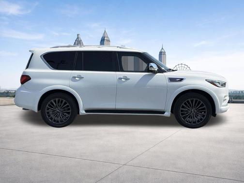 Moonstone White 2023 INFINITI QX80 SENSORY