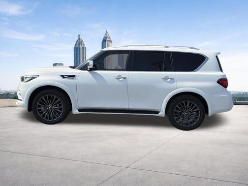 Moonstone White 2023 INFINITI QX80 SENSORY