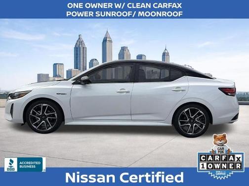 White 2024 Nissan Sentra SR