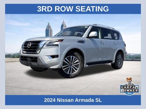Brilliant Silver Metallic 2024 Nissan Armada SL