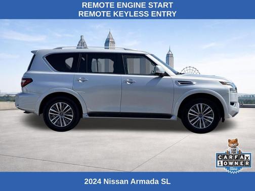 Brilliant Silver Metallic 2024 Nissan Armada SL