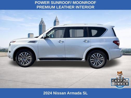 Brilliant Silver Metallic 2024 Nissan Armada SL