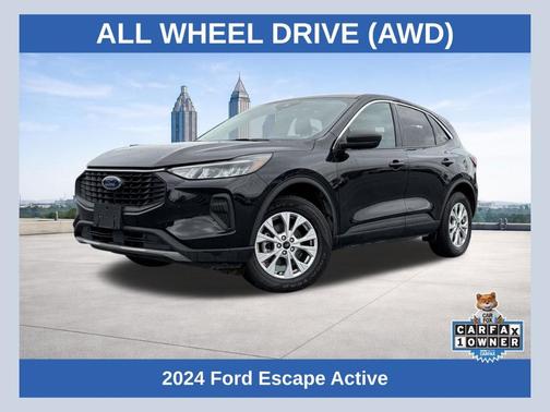 Black Metallic 2024 Ford Escape Active