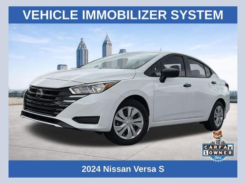 Cloud White 2024 Nissan Versa S