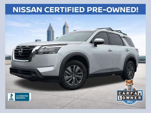 Brilliant Silver Metallic 2024 Nissan Pathfinder SV