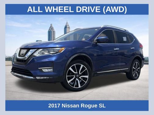 Caspian Blue 2017 Nissan Rogue SL