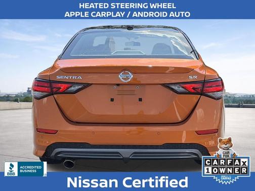 Orange 2023 Nissan Sentra SR