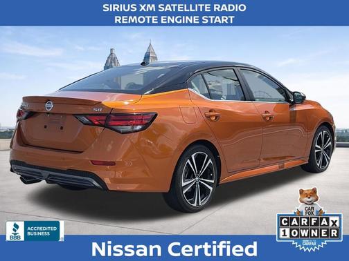 Orange 2023 Nissan Sentra SR