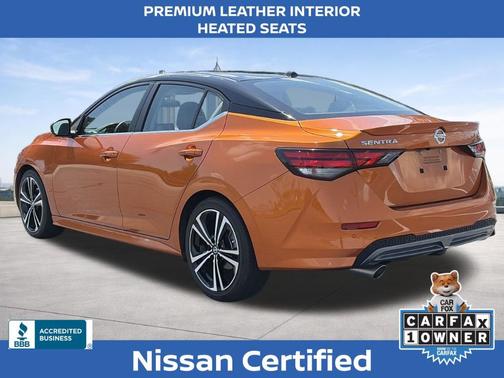 Orange 2023 Nissan Sentra SR