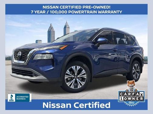 Caspian Blue 2021 Nissan Rogue SV
