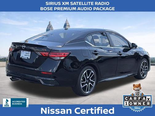 Black 2025 Nissan Sentra SR