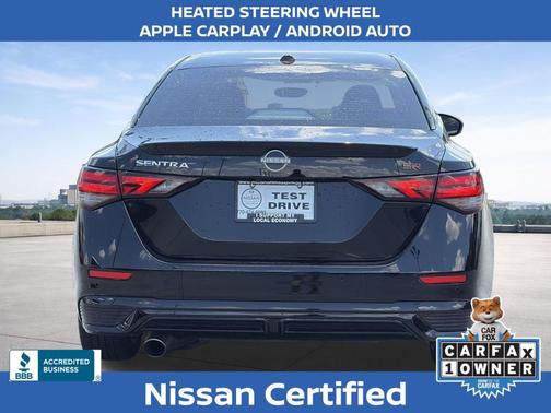 Black 2025 Nissan Sentra SR