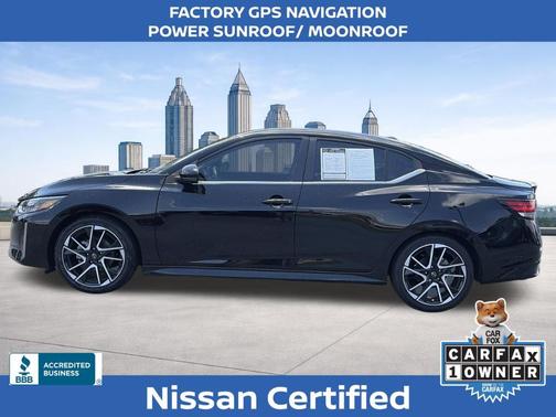 Black 2025 Nissan Sentra SR