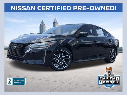 Black 2025 Nissan Sentra SR