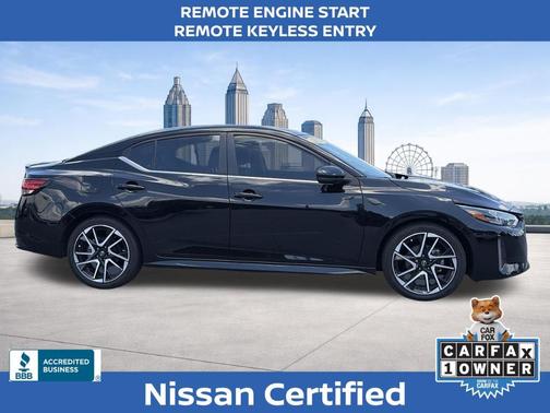 Black 2025 Nissan Sentra SR