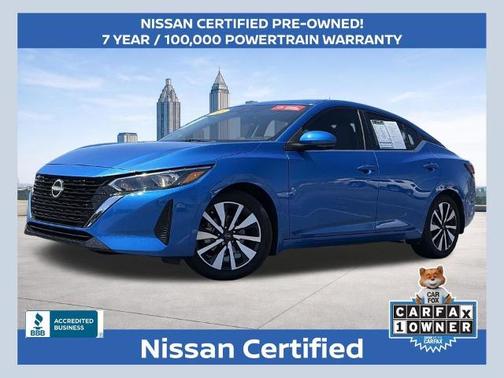 Electric Blue Metallic 2025 Nissan Sentra SV