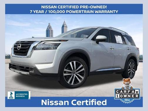 Brilliant Silver Metallic 2023 Nissan Pathfinder Platinum
