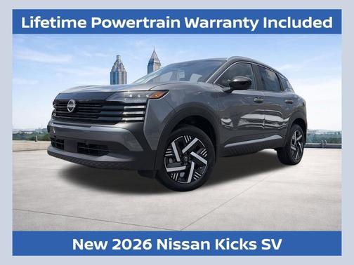 Gun Metallic 2026 Nissan Kicks SV