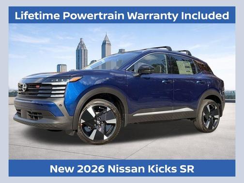 Deep Blue Pearl 2026 Nissan Kicks SR