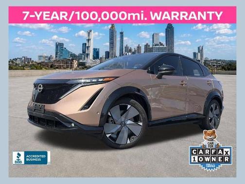 2 Tone Copper / Black Roof 2023 Nissan ARIYA PLATINUM+