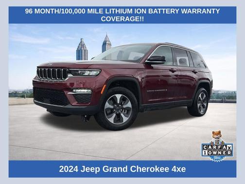 Velvet Red Pearlcoat 2024 Jeep Grand Cherokee 4xe Base