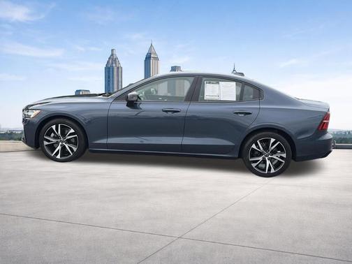 Blue 2024 Volvo S60 B5 Core Dark Theme