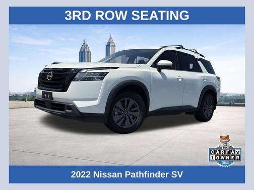 White 2022 Nissan Pathfinder SV