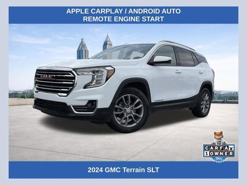 Summit White 2024 GMC Terrain SLT