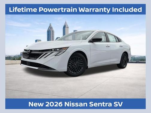 Cloud White 2026 Nissan Sentra SV
