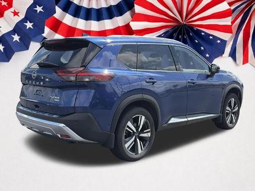 Caspian Blue 2022 Nissan Rogue Platinum
