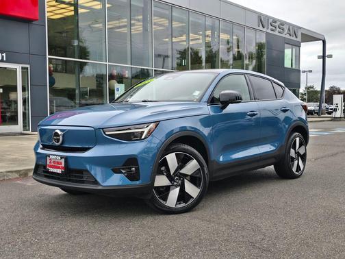Fjord Blue Metallic 2023 Volvo C40 Recharge Pure Electric Twin Ultimate