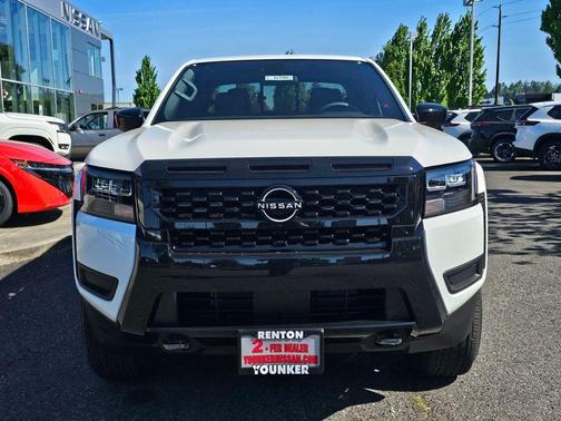Glacier White 2026 Nissan Frontier SV