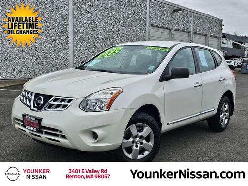 Pearl White 2012 Nissan Rogue S