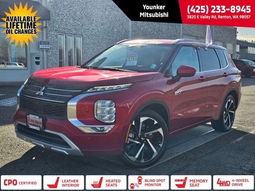 Red Diamond 2024 Mitsubishi Outlander PHEV SEL
