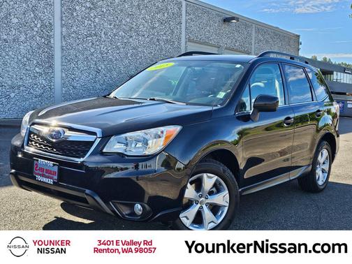 Crystal Black Silica 2015 Subaru Forester 2.5i Limited