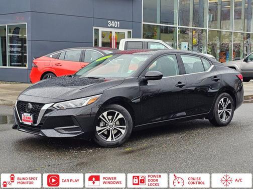 Super Black 2022 Nissan Sentra SV