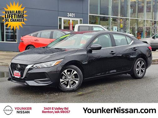 Super Black 2022 Nissan Sentra SV