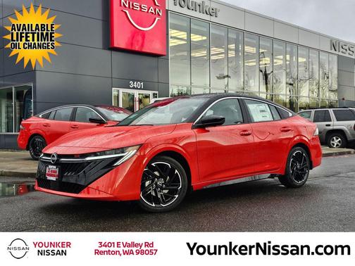 Energetic Ember/Super Black 2026 Nissan Sentra SR