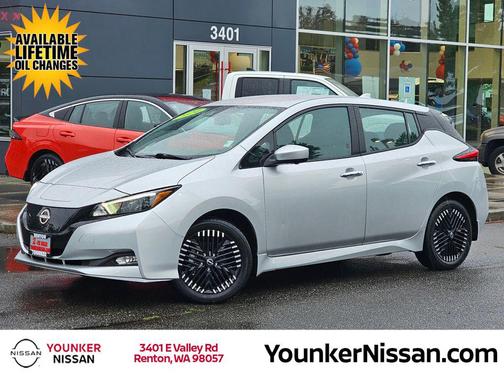 Brilliant Silver Metallic 2024 Nissan Leaf SV PLUS