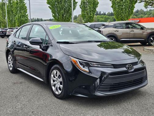 Midnight Black Metallic 2024 Toyota Corolla LE