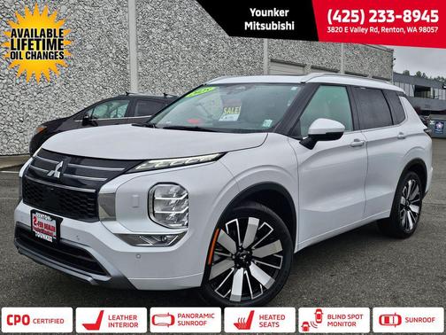 White 2025 Mitsubishi Outlander SEL 2.5 S-AWC