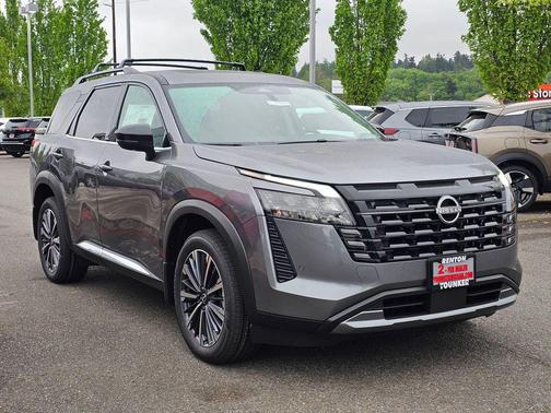 Gun Metallic 2026 Nissan Pathfinder Platinum