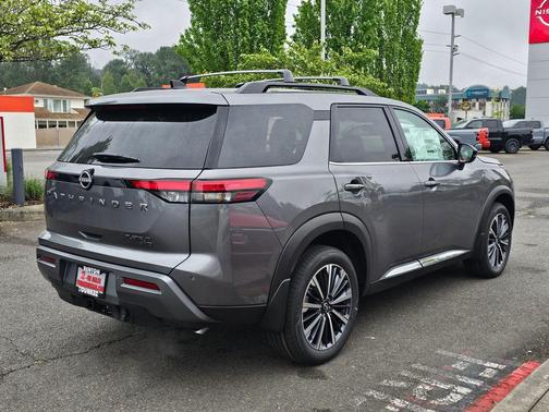 Gun Metallic 2026 Nissan Pathfinder Platinum