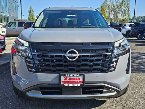 Boulder Gray Pearl 2026 Nissan Pathfinder Platinum