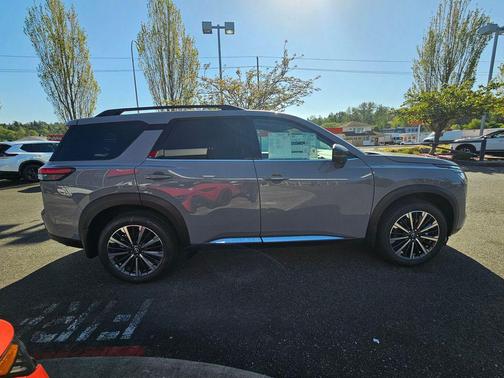 Boulder Gray Pearl 2026 Nissan Pathfinder Platinum