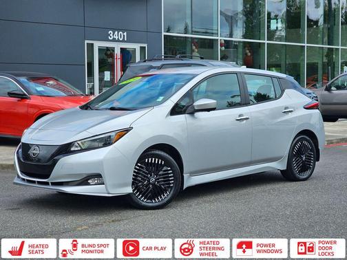 Brilliant Silver Metallic 2024 Nissan Leaf SV PLUS