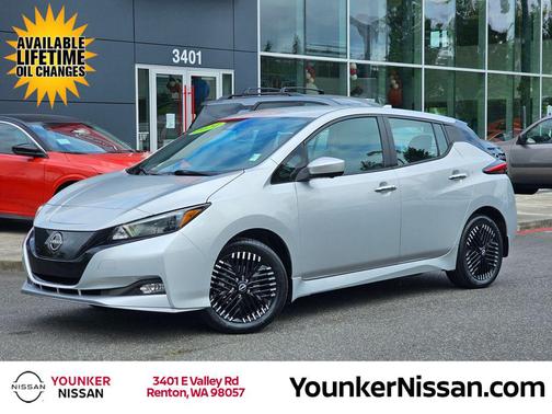 Brilliant Silver Metallic 2024 Nissan Leaf SV PLUS