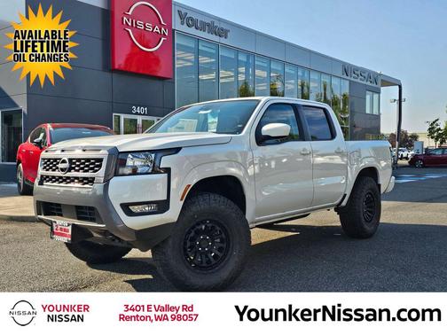 Glacier White 2025 Nissan Frontier SV